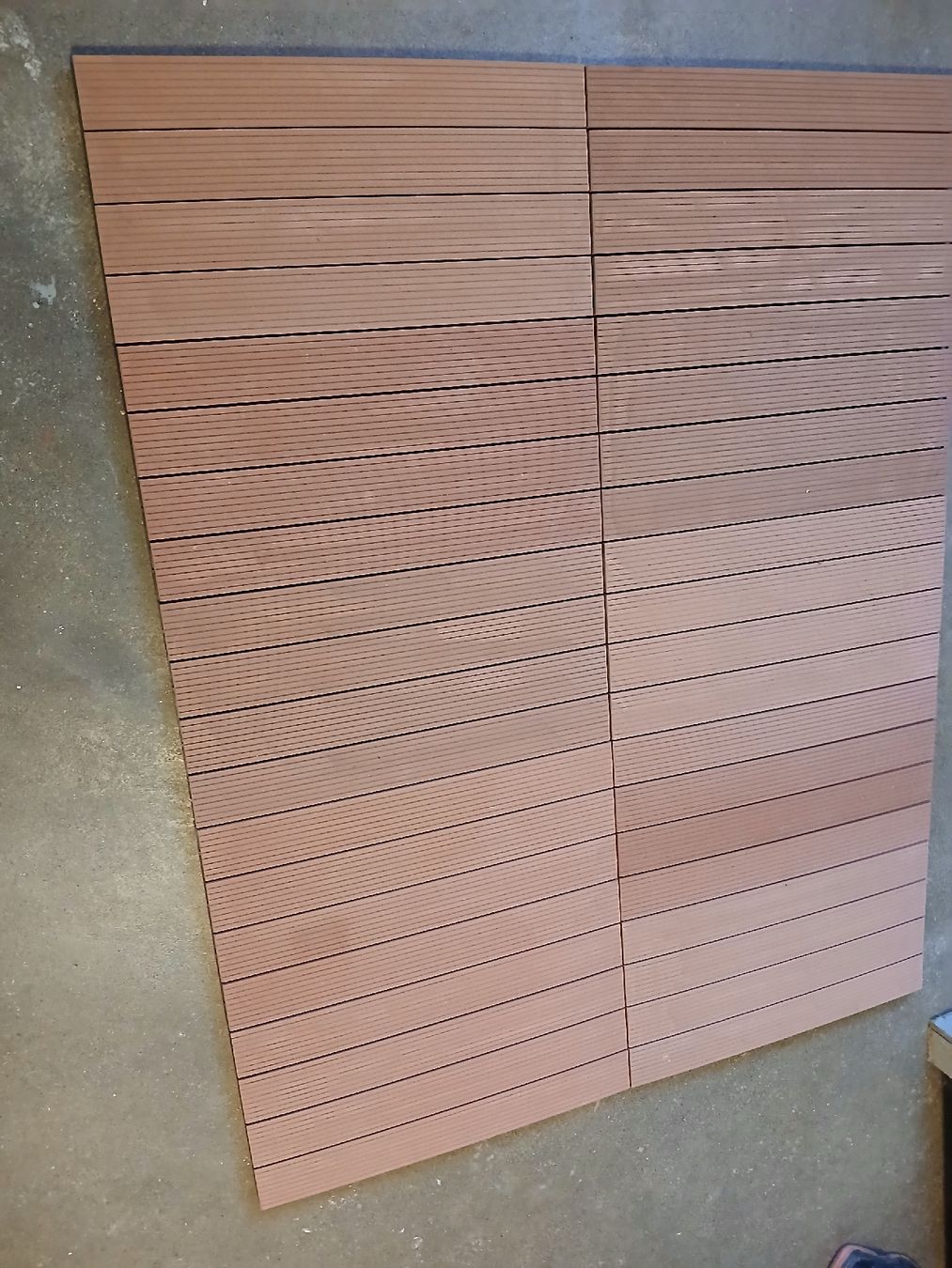 Rivestimenti per pavimenti: Klickfliesen WPC 30x60cm, Holzoptik – Usato da baar venduto da Baarfux