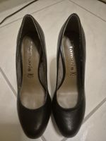 Tamaris Pumps schwarz Leder Grösse 36 Nagelneu