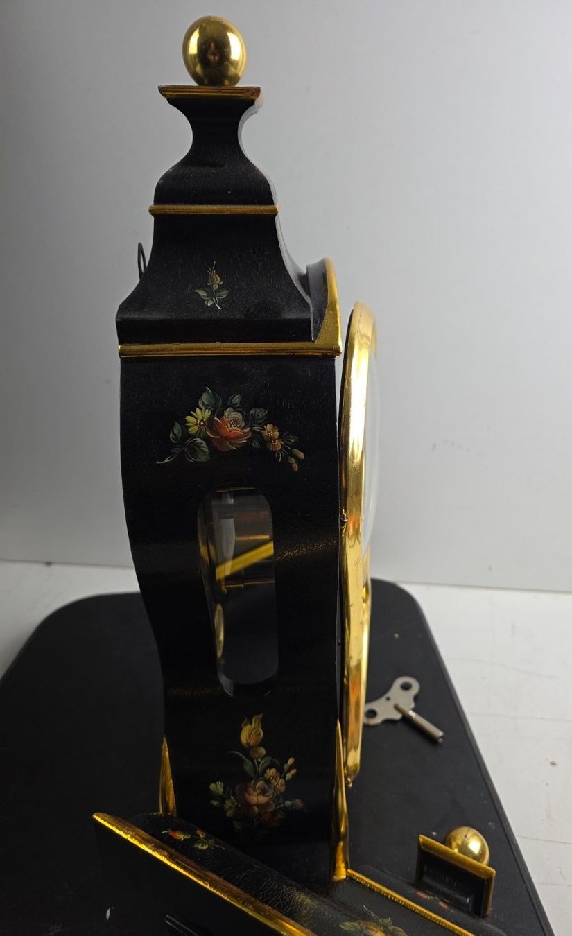 Orologi da terra & Orologi da parete: Le Castel Pendule Tischuhr – Handbemalt – Usato da Flums venduto da Flumsantik 6