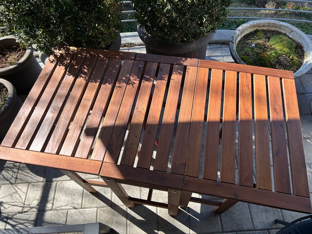 Gartentisch IKEA zum vergrössern Kaufen auf Ricardo