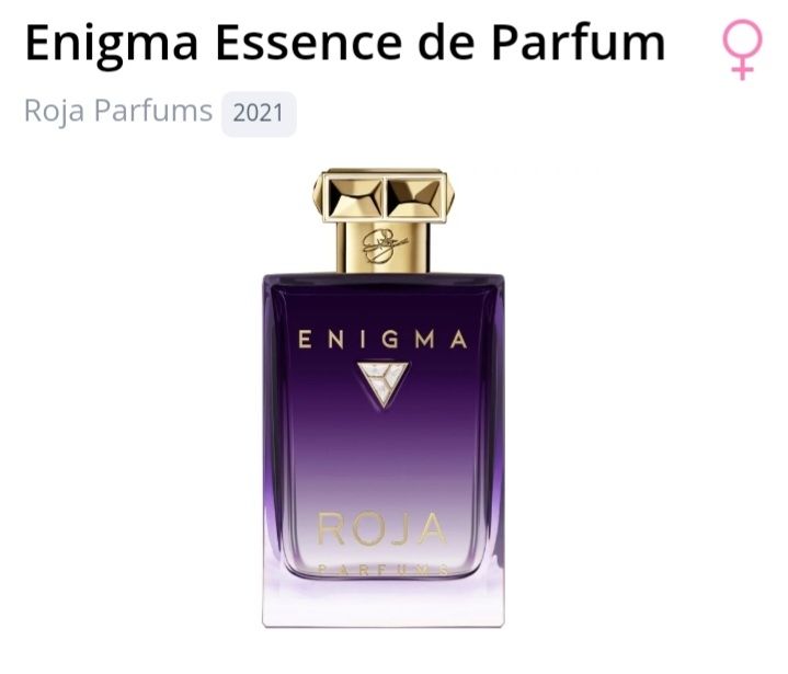 Parfum & Eau de Toilette: 5 ml ROJA ENIGMA ESSENCE DE PARFUM ABFÜLLUNG – Neu (gemäss Beschreibung) aus St. Gallen von CaliSunshine 2