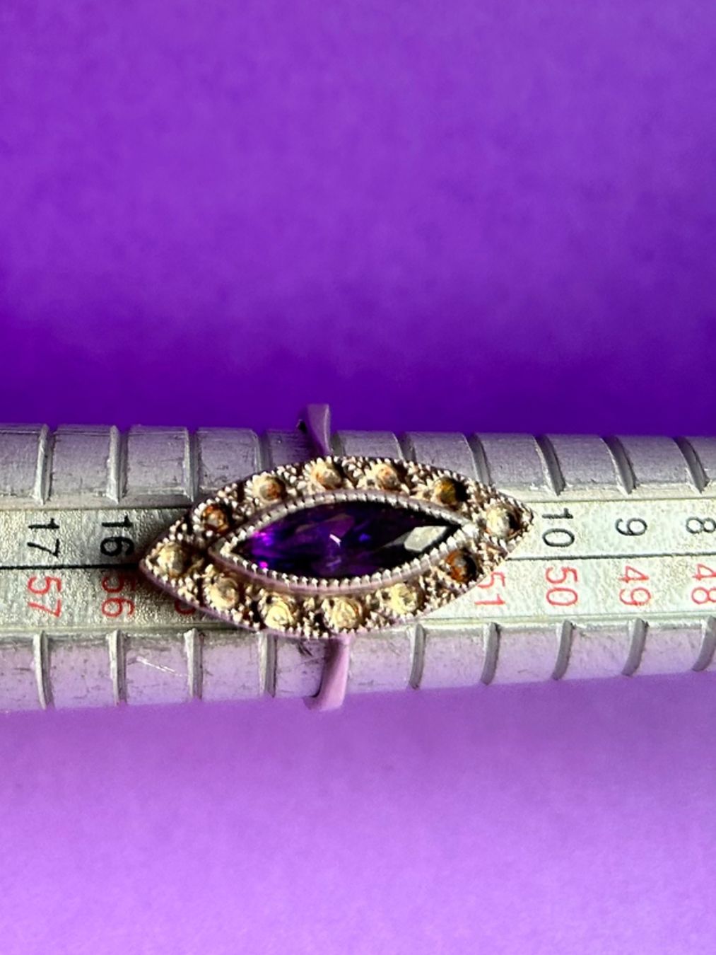 Anelli: Silberring violet eye (53) – Usato da Dittingen venduto da Bellevista