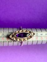 Silberring violet eye (53)