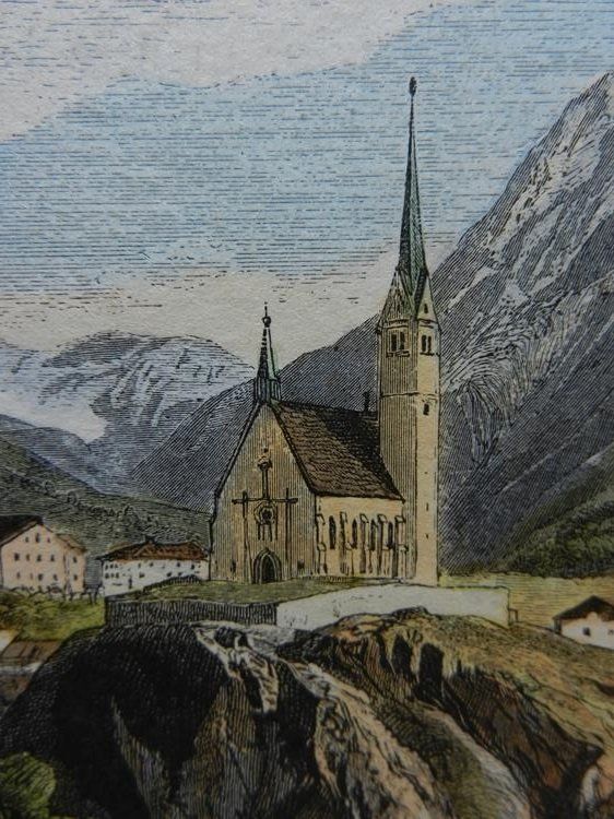 Gravures: Scuol Schuls koloriert – D'occasion à Risch par Rischli15 8