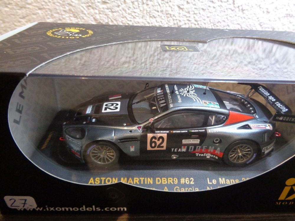 IXO 1/43 Aston Martin DBR9 #62 1000 km Spa 2006 GT1 Le Mans Racing