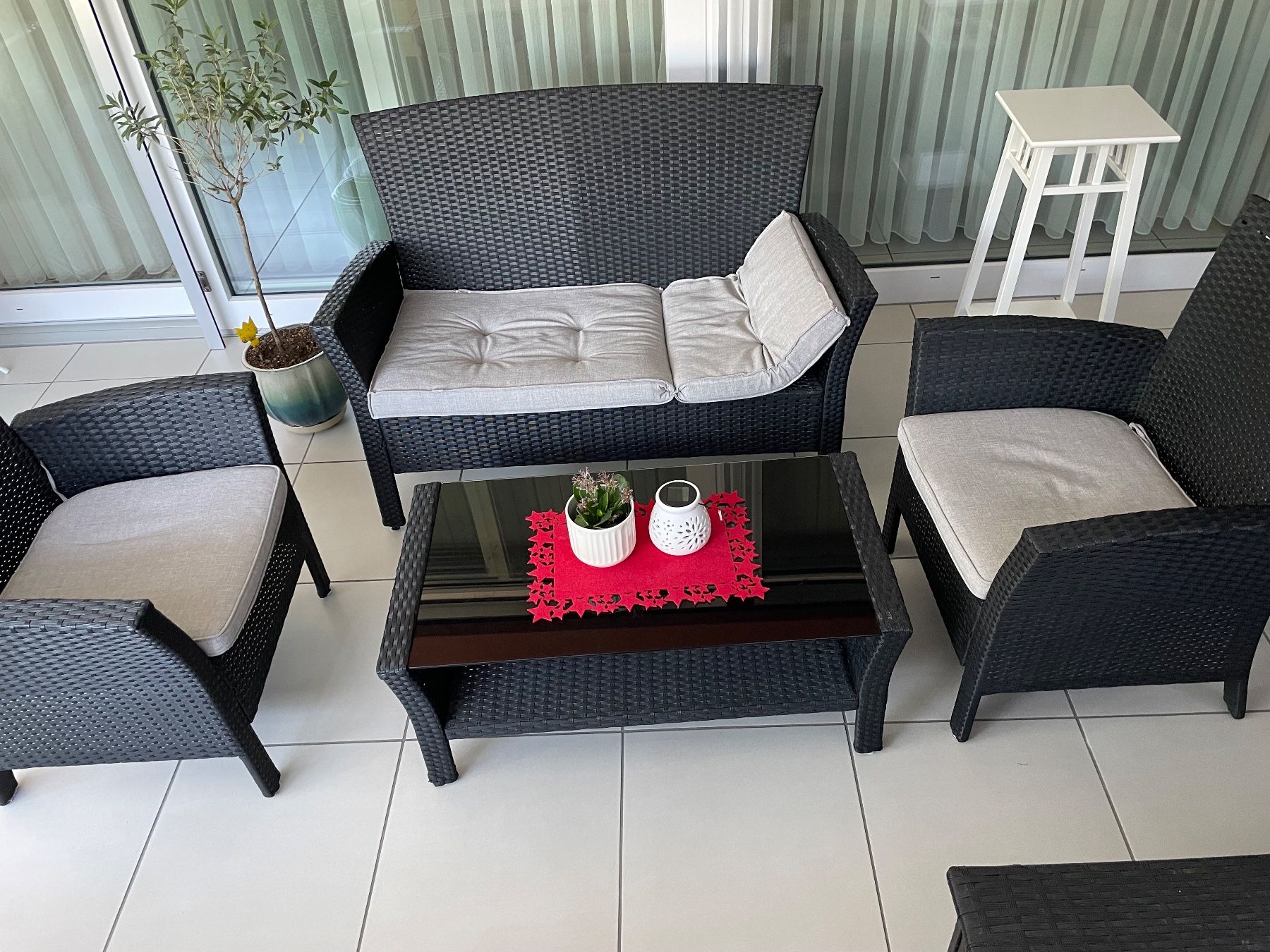 Fauteuils: Gartenlounge rattan 4-teilig – D'occasion à Unterkulm par isi_dfq5
