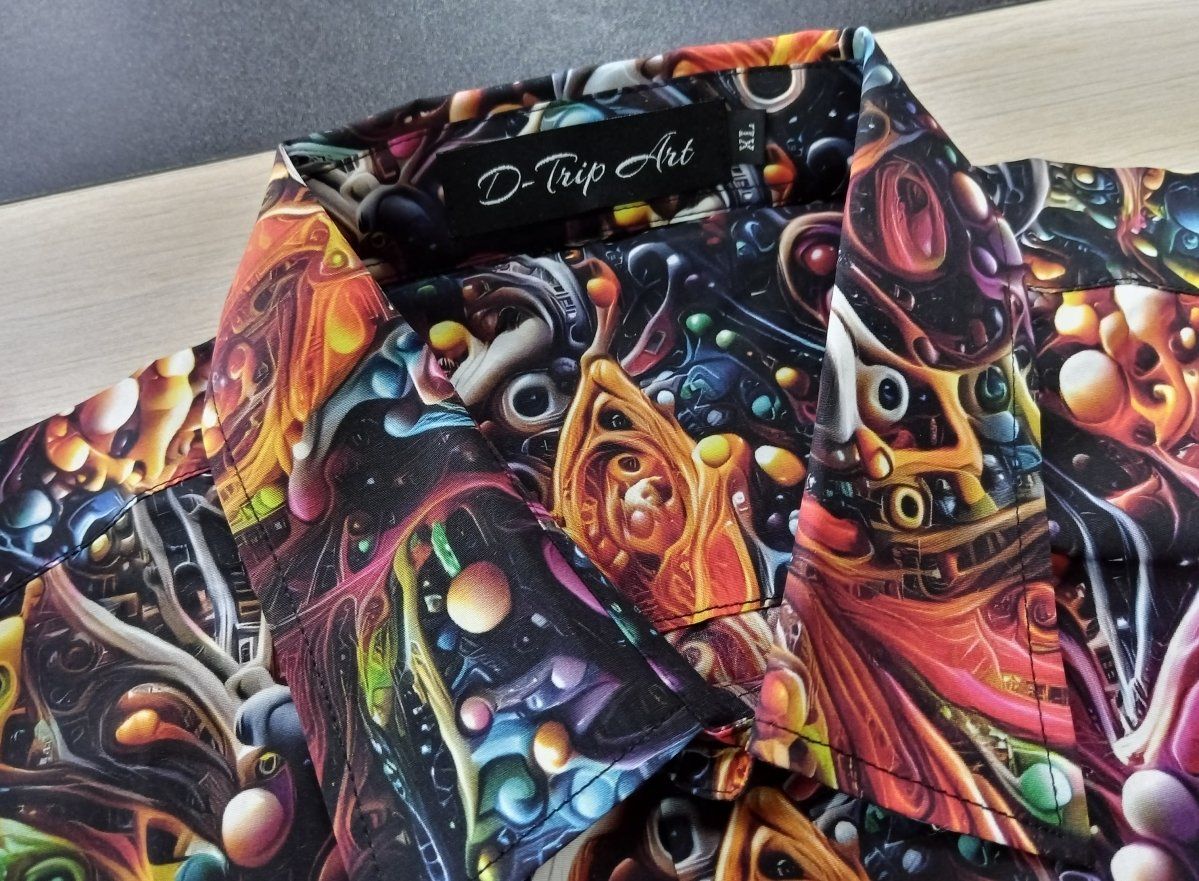 Camicie: Hawaiihemd by D-Trip Art 100% Baumwolle – Nuovo e nell'imballaggio originale da Kilchberg ZH venduto da Eaglebuy 5