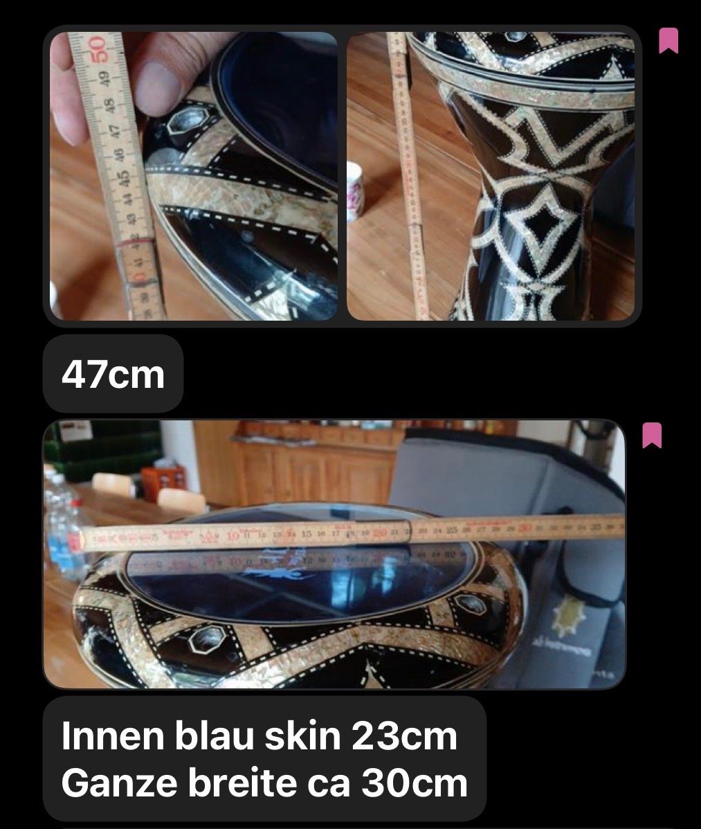 Instruments de musique: arabic darbuka Neuzustand – D'occasion à stallikon par Guetze1990 5