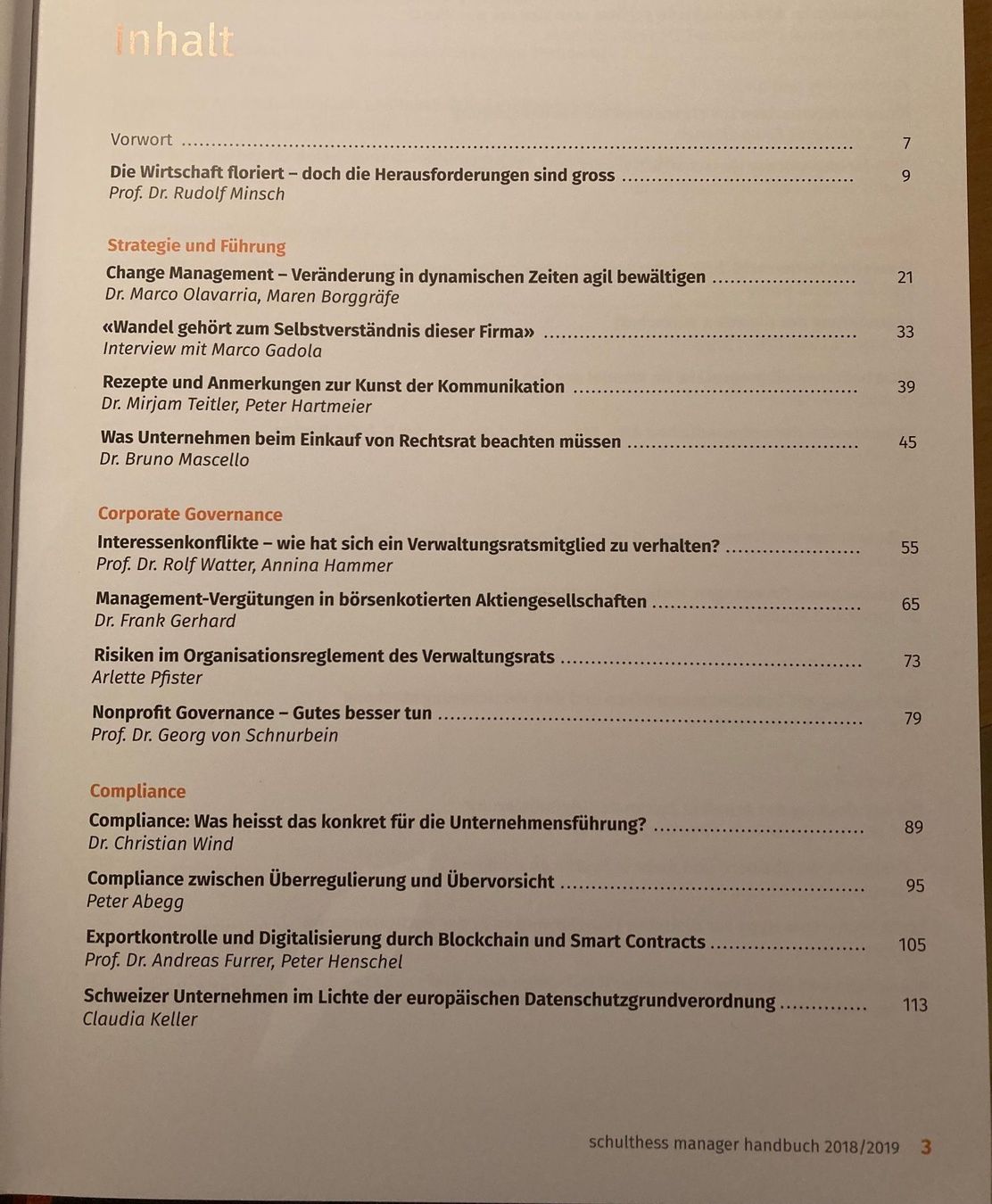 Libri: schulthess manager handbuch 2018/2019 – Usato da Hunzenschwil venduto da zibu88 1