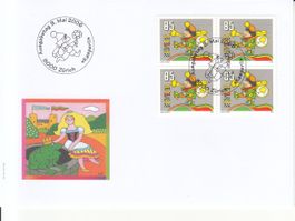 SBK 1205 im 4er-Block FDC