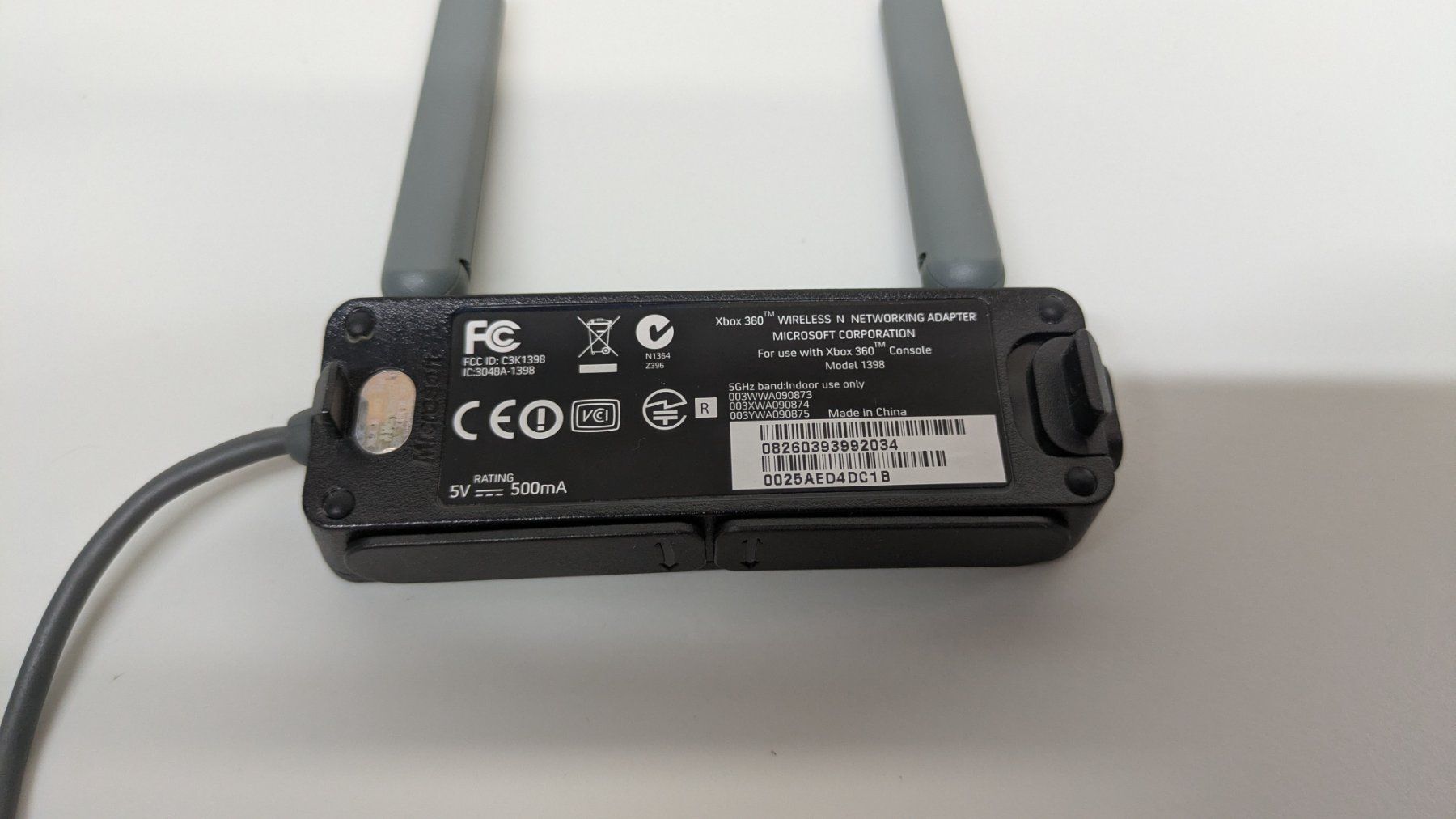 Microsoft Cavi: Xbox 360 Wireless Networking Adapter, WLAN, WiFi – Usato da Menziken venduto da mame18 2