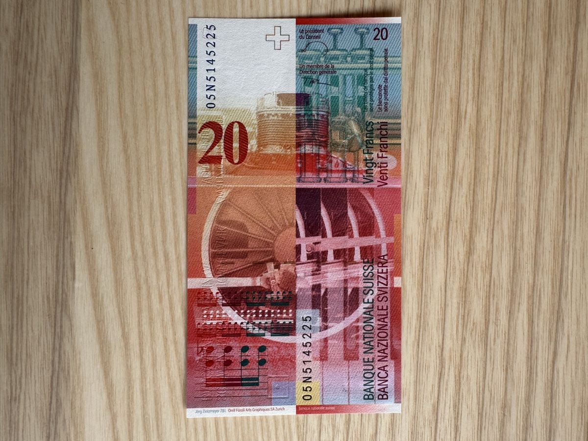 Banconote: 20 CHF Note - Zwanzig Franken Schein - einwandfrei – Nuovo (secondo la descrizione) da Unterwasser venduto da Kaiser1652 1