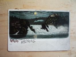 Gruss vom Rheinfall, Litho 4938