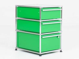 USM Korpus / Rollcontainer in Grün
