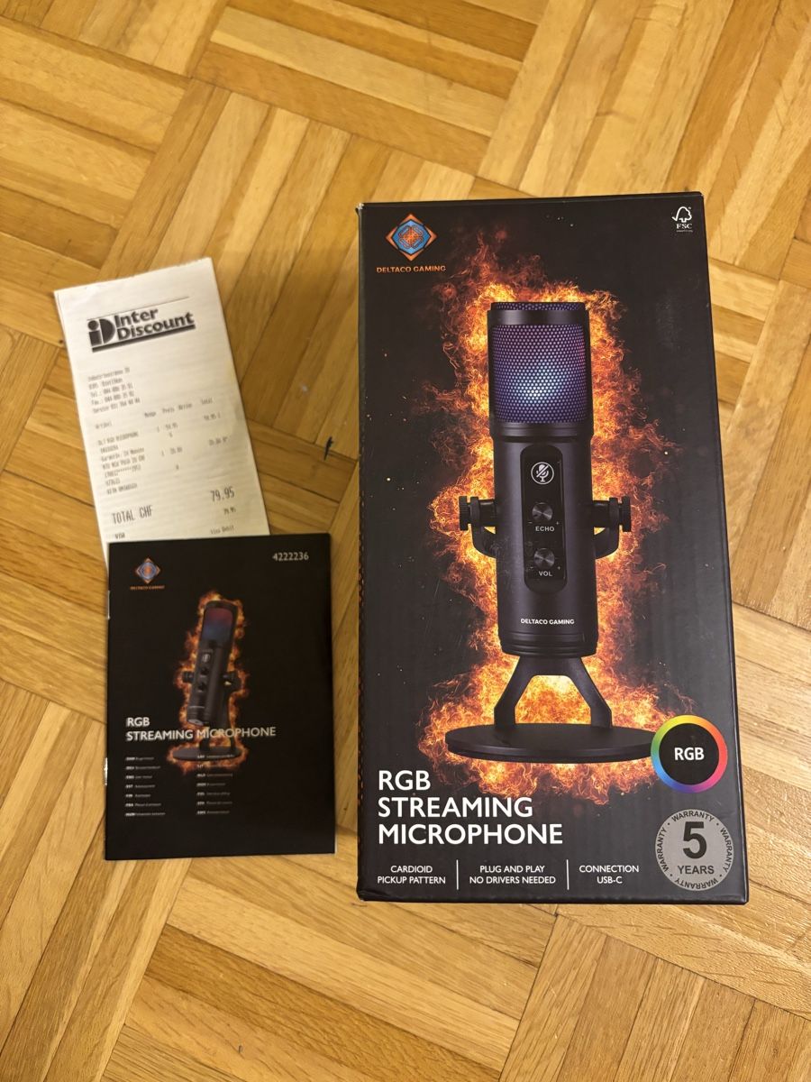 Microfoni: DELTACO RGB Tischmikrofon – Nuovo (secondo la descrizione) da Dietlikon venduto da Mandu0 1