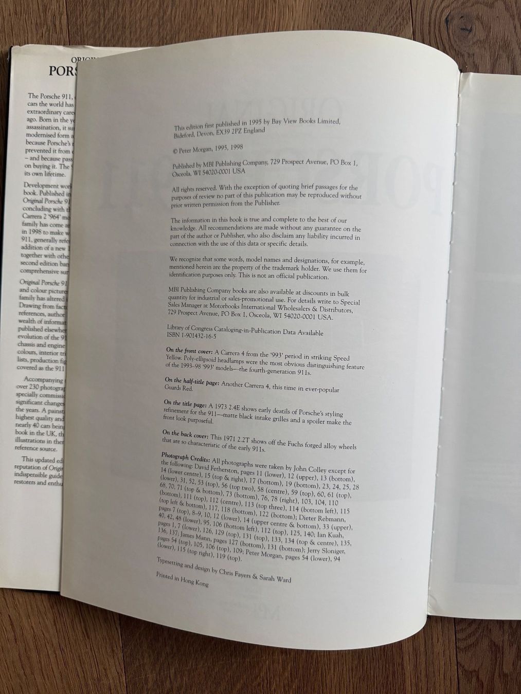 Libri: Original Porsche 911 by Peter Morgan, 2nd edition – Usato da Kilchberg ZH venduto da allambo 3