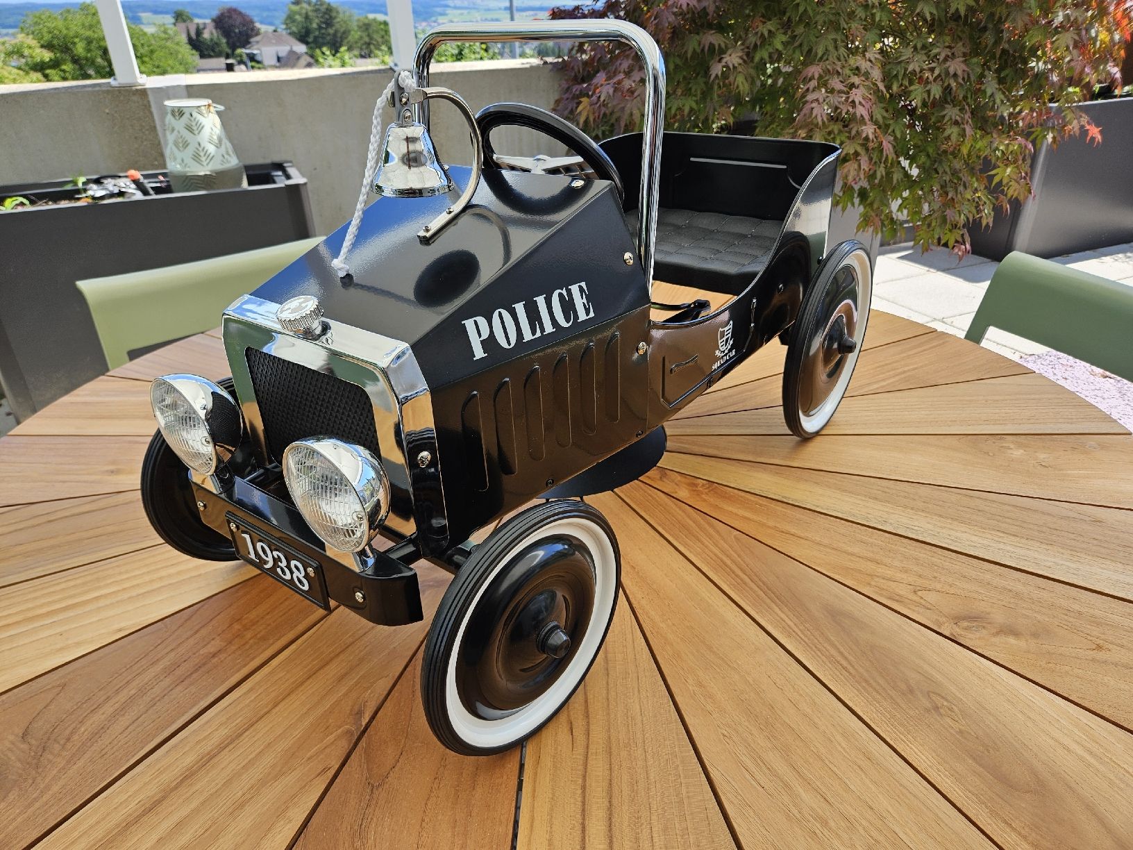 Baghera Veicoli per bambini: Baghera Polizei Trettauto aus Blech – Nuovo (secondo la descrizione) da Grenchen venduto da Fluri1 2