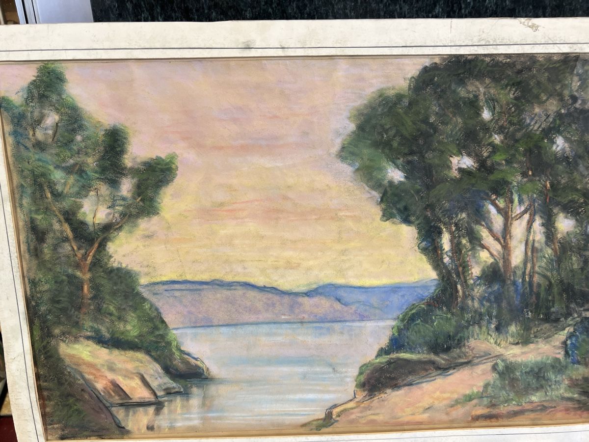 Gemälde: GRAND PASTEL SIGNÉ HAIMANN – Gebraucht aus Genève von Qanil77 3