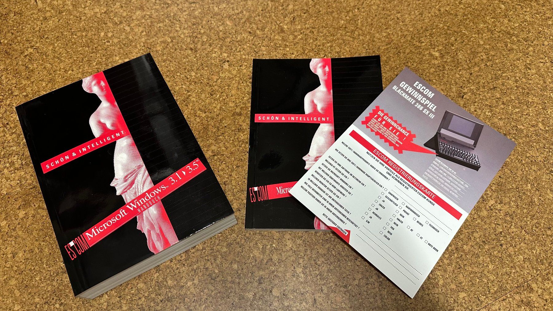 Microsoft Software: MS Windows 3.1 Originalverpackung + Anleitung, ESCOM OEM – Usato da Metzerlen venduto da Delmatto 1