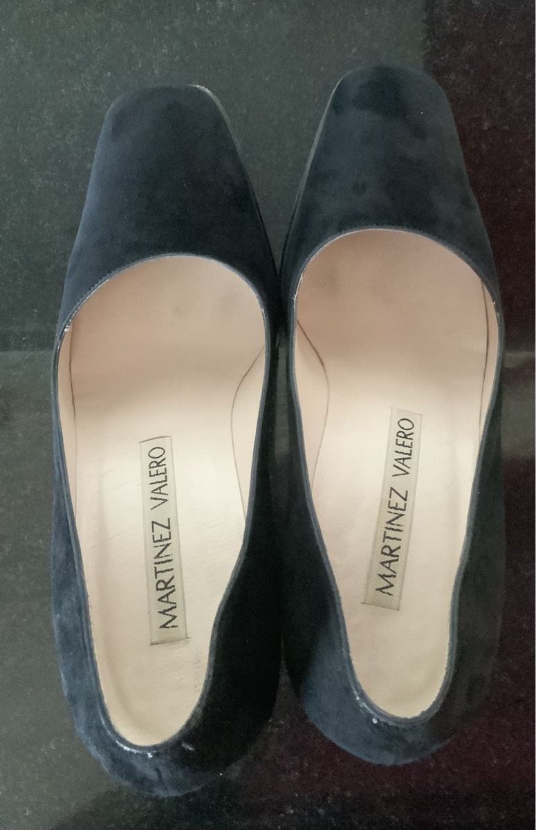 Damenschuhe: Highheels Wildleder schwarz Gr. 37.5 – Gebraucht aus Münsingen von Innchen 4