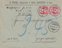 Nachnahme Aarberg nach Jegenstorf 1905