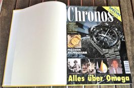 Omega Longines Chopard 5 Chronos Spezial Magazine Gebunden