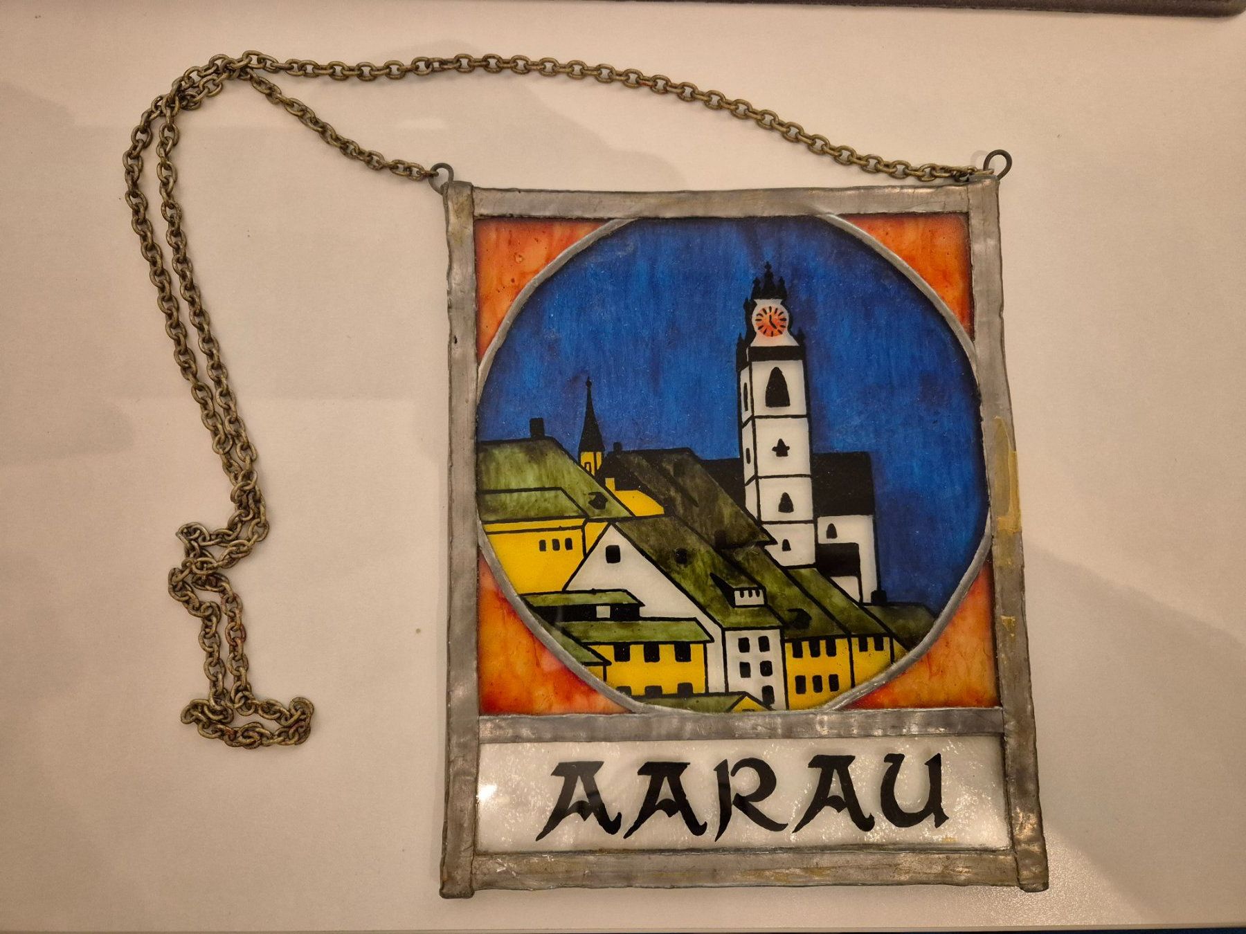 Poster & Bilder: Glasbild von Aarau – Gebraucht aus Erlinsbach SO von xsplashx