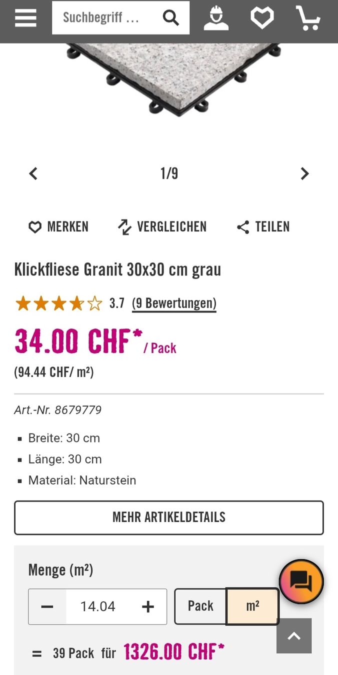 Bodenbeläge: Klickflissen – Gebraucht aus Glattbrugg von B_B