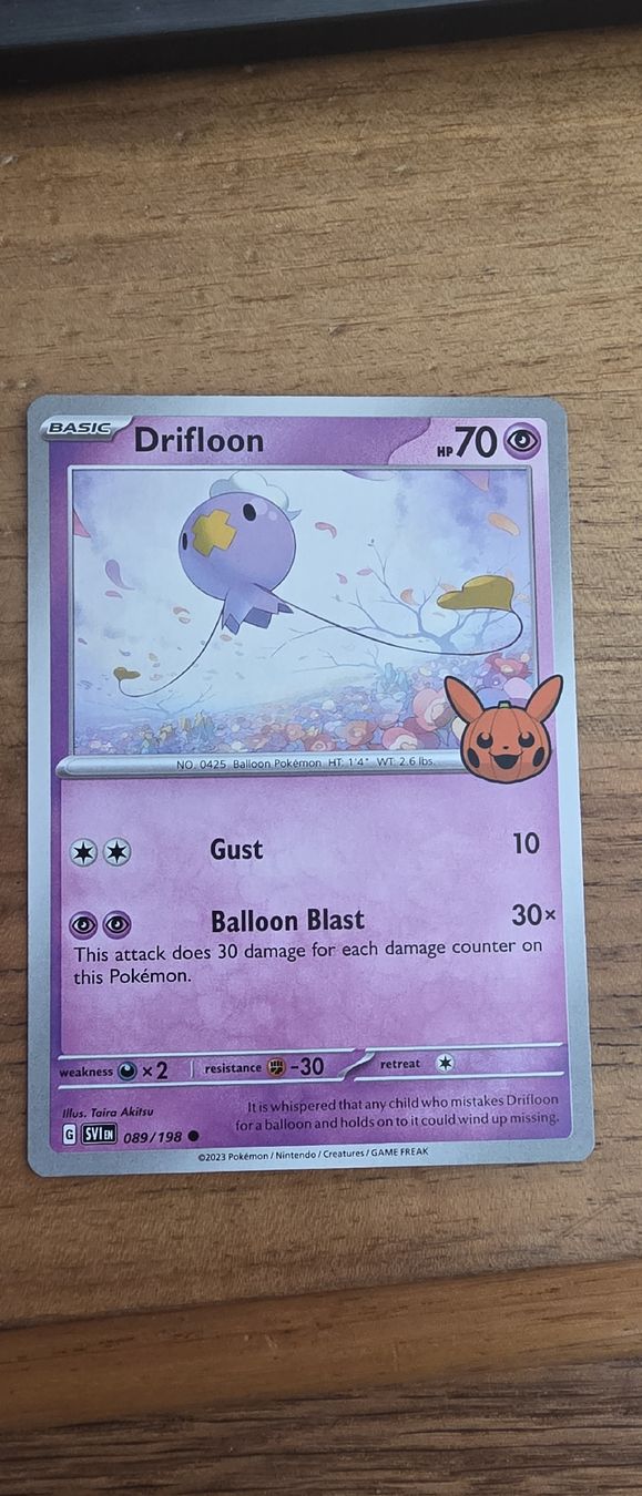 Pokémon Sammelbilder & Trading cards: Drifloon Pokemon Karte  – Neu (gemäss Beschreibung) aus Meilen von simonio13