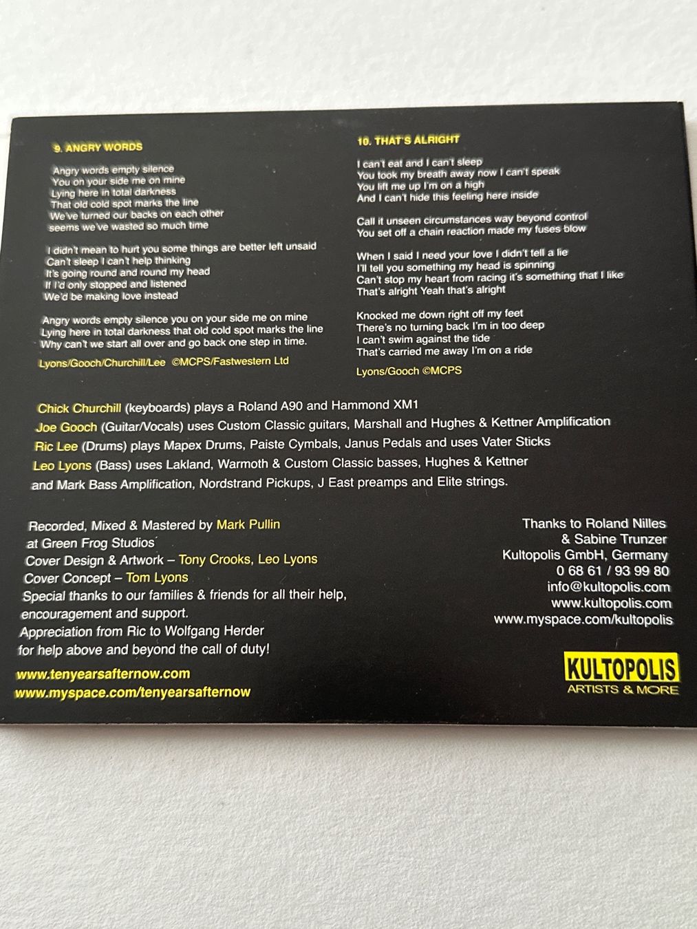 CD: Ten Years After - Evolution (Vergriffene Digipak CD 2008) – Usato da Wabern venduto da fri_t6kq 4