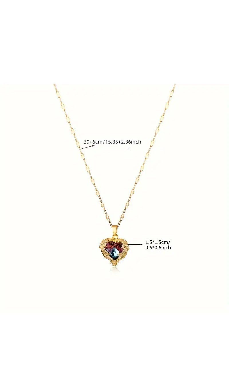 Catenine: 18k Kette mit Herzanhänger, funkelnd & elegant – Nuovo e nell'imballaggio originale da Glattbrugg venduto da majuska01 4