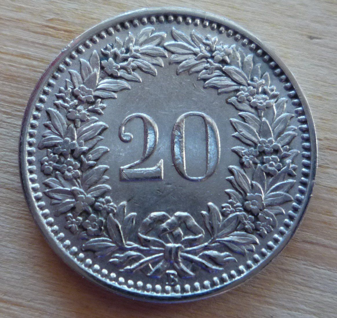 Toutes les monnaies: 20 Rappen 1932 – D'occasion à Rieden SG par Brockehuesli 1