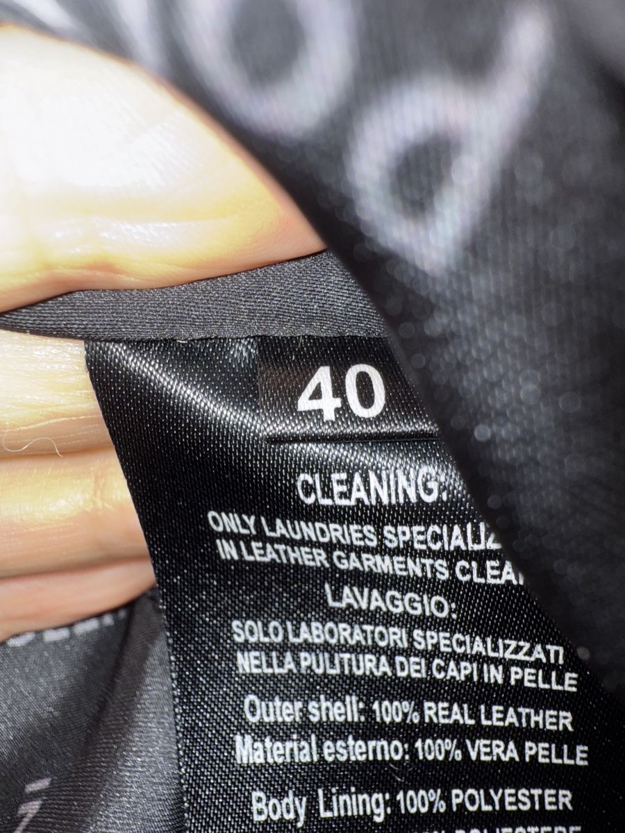 Giacche: Veste en cuir pollini – Usato da Fribourg venduto da Chantal1234 2