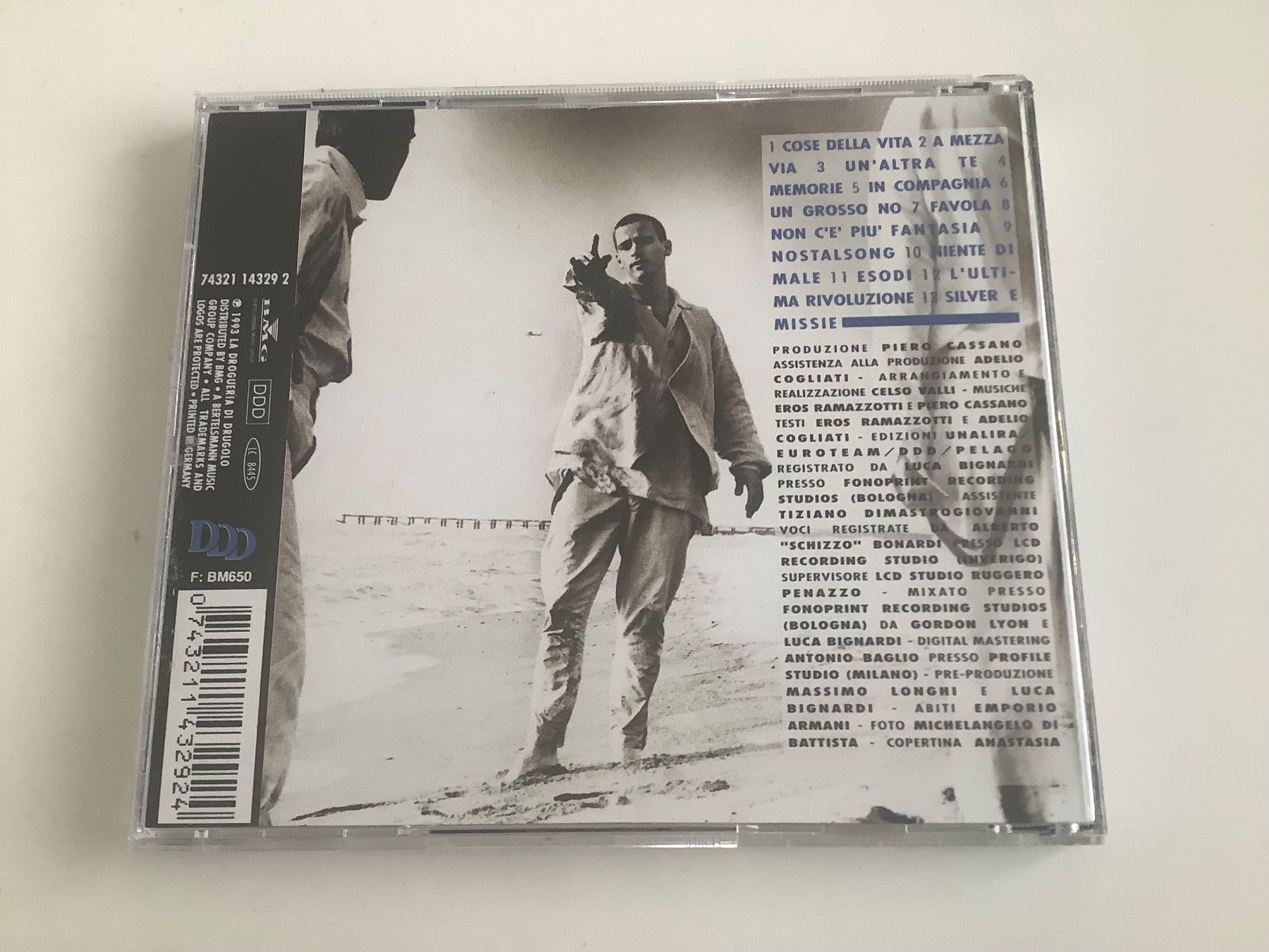CD: Eros Ramazotti / Tutte Storie / 1993 – Usato da Dübendorf venduto da Shreck 1