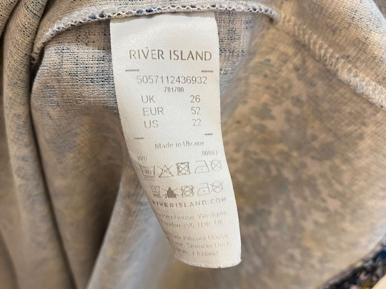 Vestiti: River Island Plus Blumenkleid Gr. 52 – Usato da Pratteln venduto da a23_j2gs 4