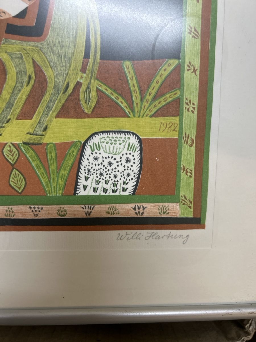 Grafica & Litografie: Willi Hartung, Lithografie – Usato da Zürich venduto da BashasBrockenhaus 1