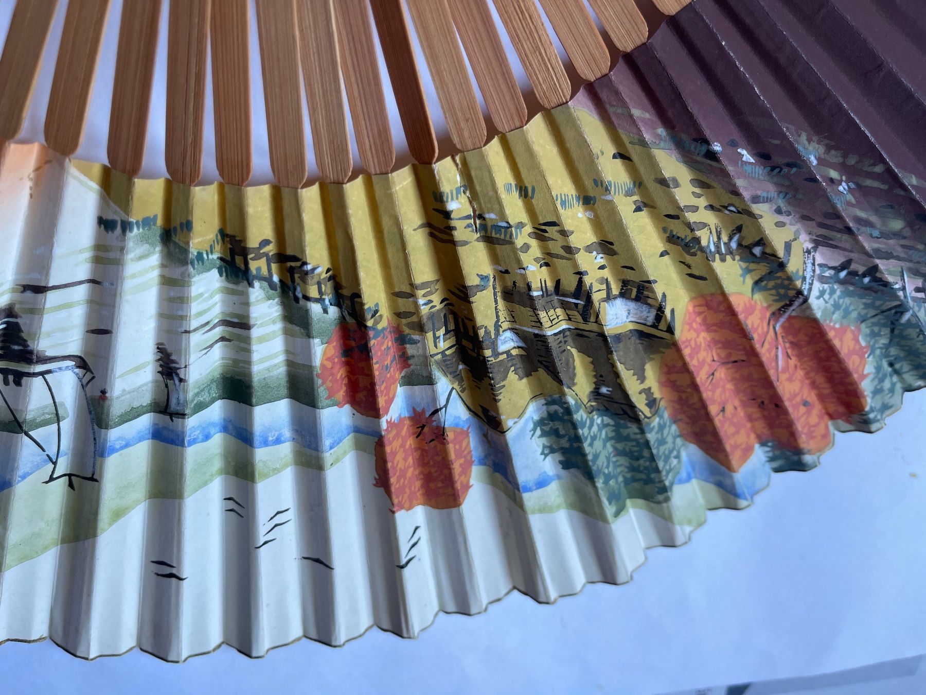 Tutte le decorazioni: Chocolat Cailler Vintage Wind-Fächer, Werbegeschenk , selten – Usato da Basel venduto da TOMFAN 4