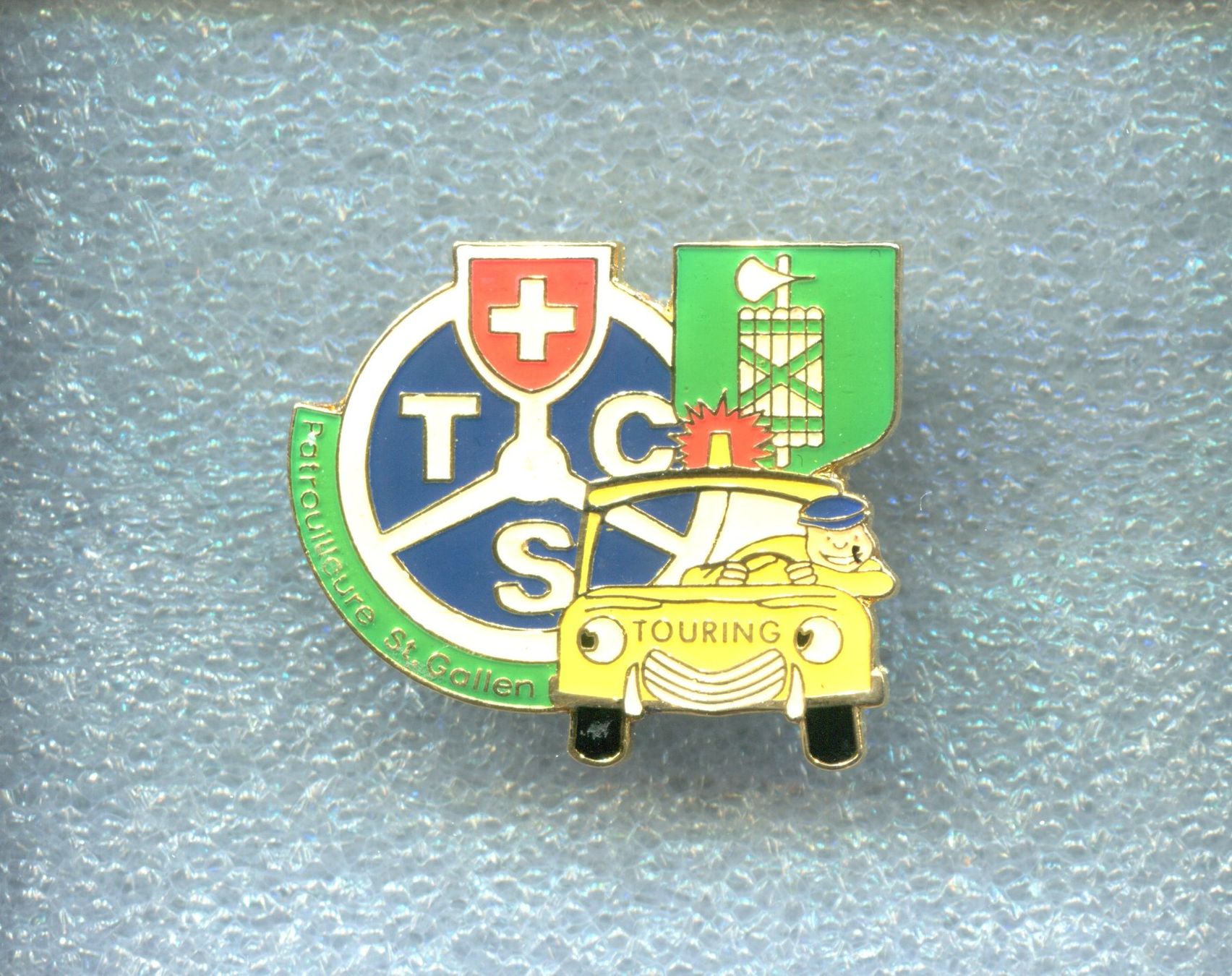 TCS Placchette & Badge: TCS  GRUPPE ST.GALLEN  Nr.524 – Usato da Winterthur venduto da Sammleroase