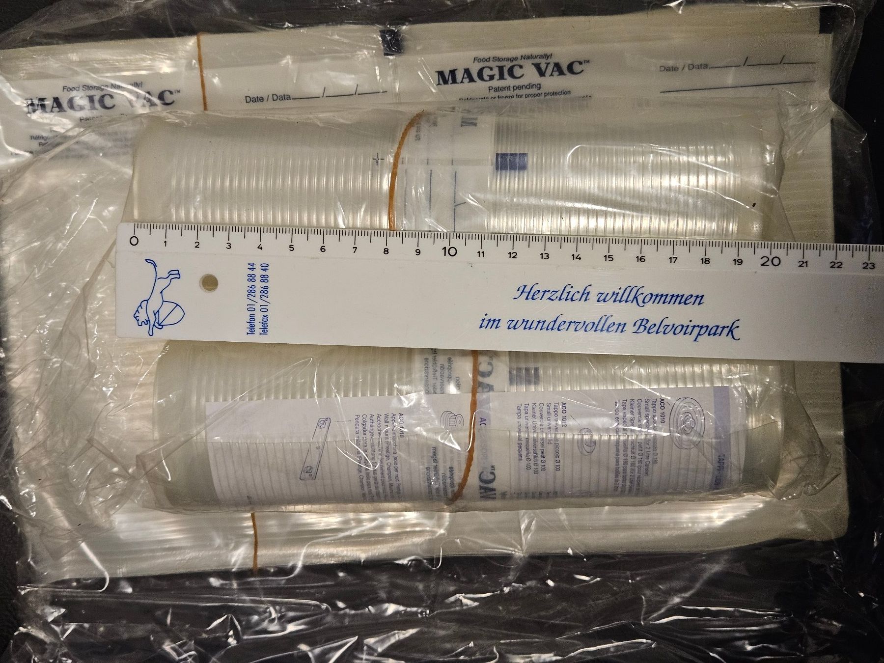Elettrodomestici da cucina: 2x Vakuumier Rollen 20cm 500cm MAGIC VAC Lebensmittelecht – Nuovo (secondo la descrizione) da Kloten venduto da Euroasia 2