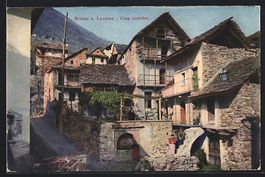AK Brione, Ortsidylle, 1920