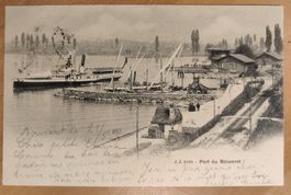 Port de Bouveret um 1900