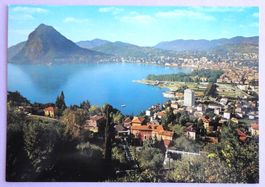 Lugano - Vista generale con il S. Salvatore