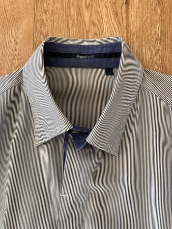 Herren Hemd Zegna Sport Cotton-Silk Gr. L