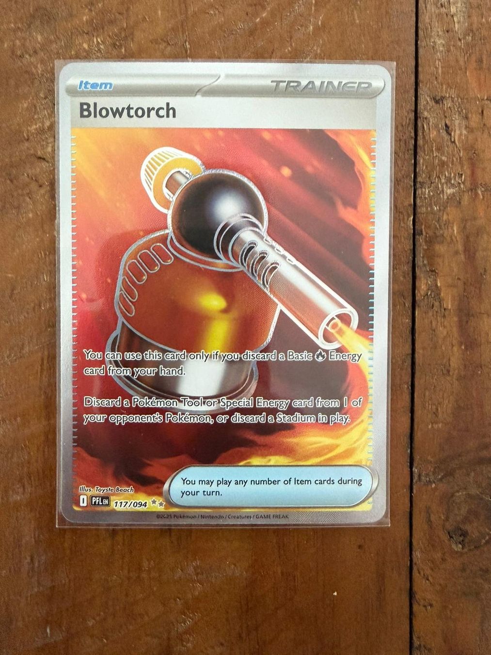 Pokémon Carte collezionabili: Blowtorch PFL 117 (EN) – Usato da Mönchaltorf venduto da jan_6vql