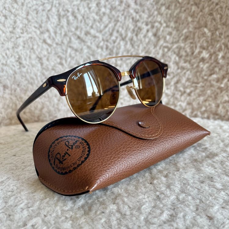 ray ban clubround double bridge