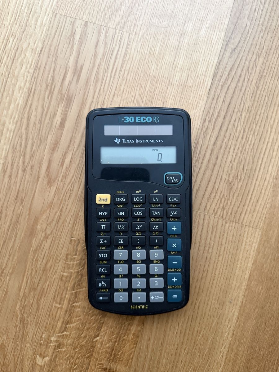 Texas Instruments Calcolatrici tascabili: Taschenrechner TI-30 ECO RS – Usato da Brunnen venduto da Linda234 1