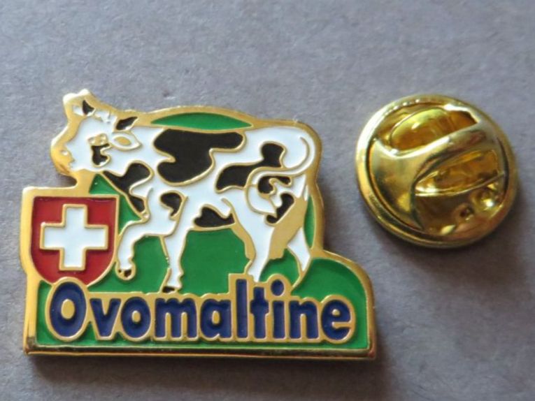 Ovomaltine Plaketten & Abzeichen: PIN SCHWEIZ OVOMALTINE KUH – Gebraucht aus Neuhausen von luckimucki