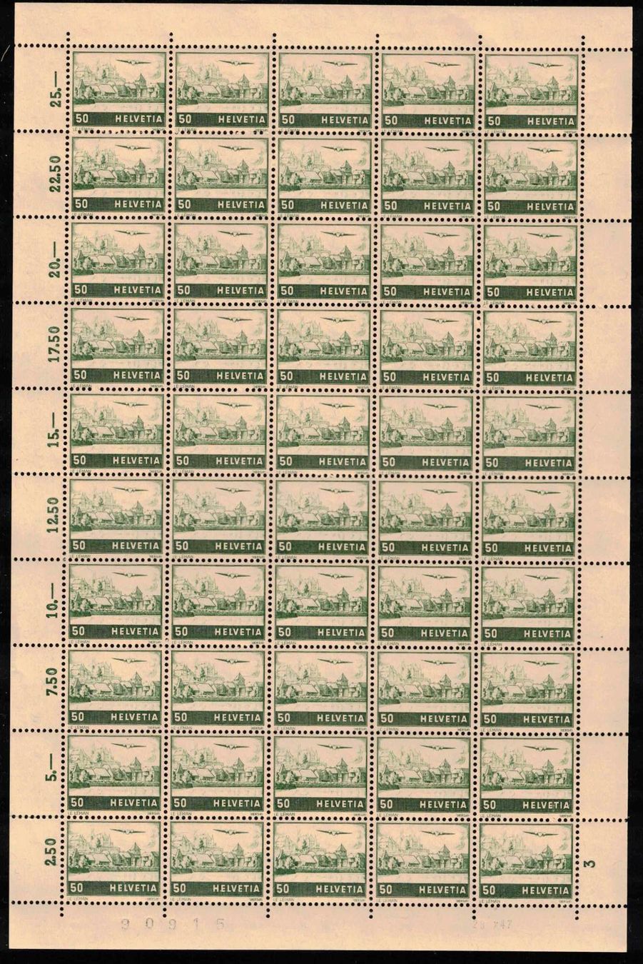 Alle Briefmarken: Flugpost 1941 Bogen F29  ** postfrisch – Neu (gemäss Beschreibung) aus Nuglar von stamp88