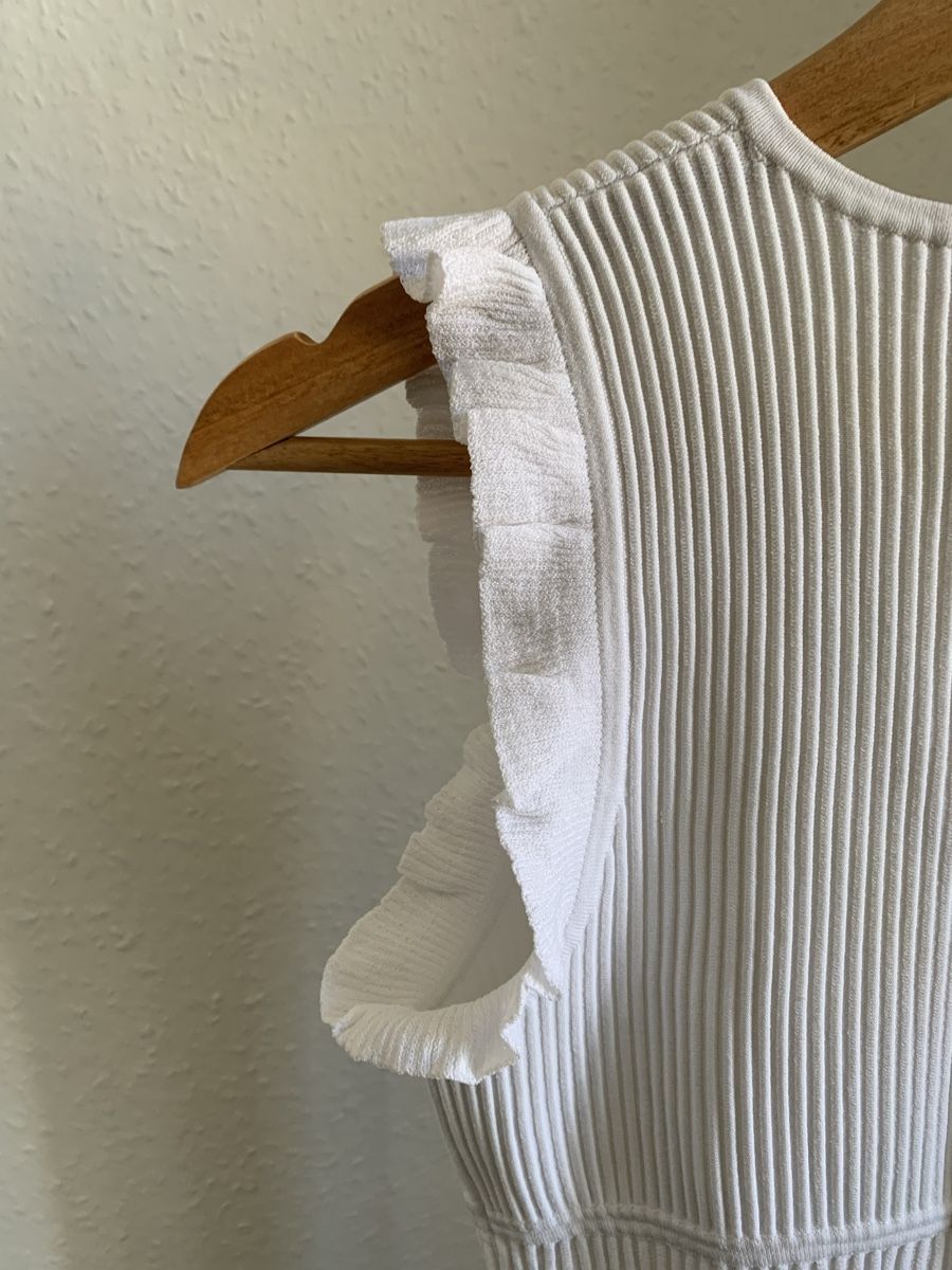 Michael Kors Vestiti: Robe blanche effet plissé Michael Kors – Nuovo e nell'imballaggio originale da Genève venduto da rez_c6c6 5