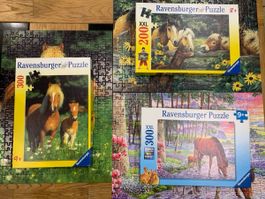 Ravensburger 🧩 puzzle Lot de 3 🌺